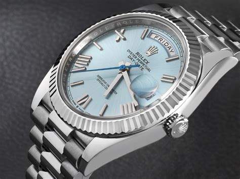 rolex day date fluted bezel.